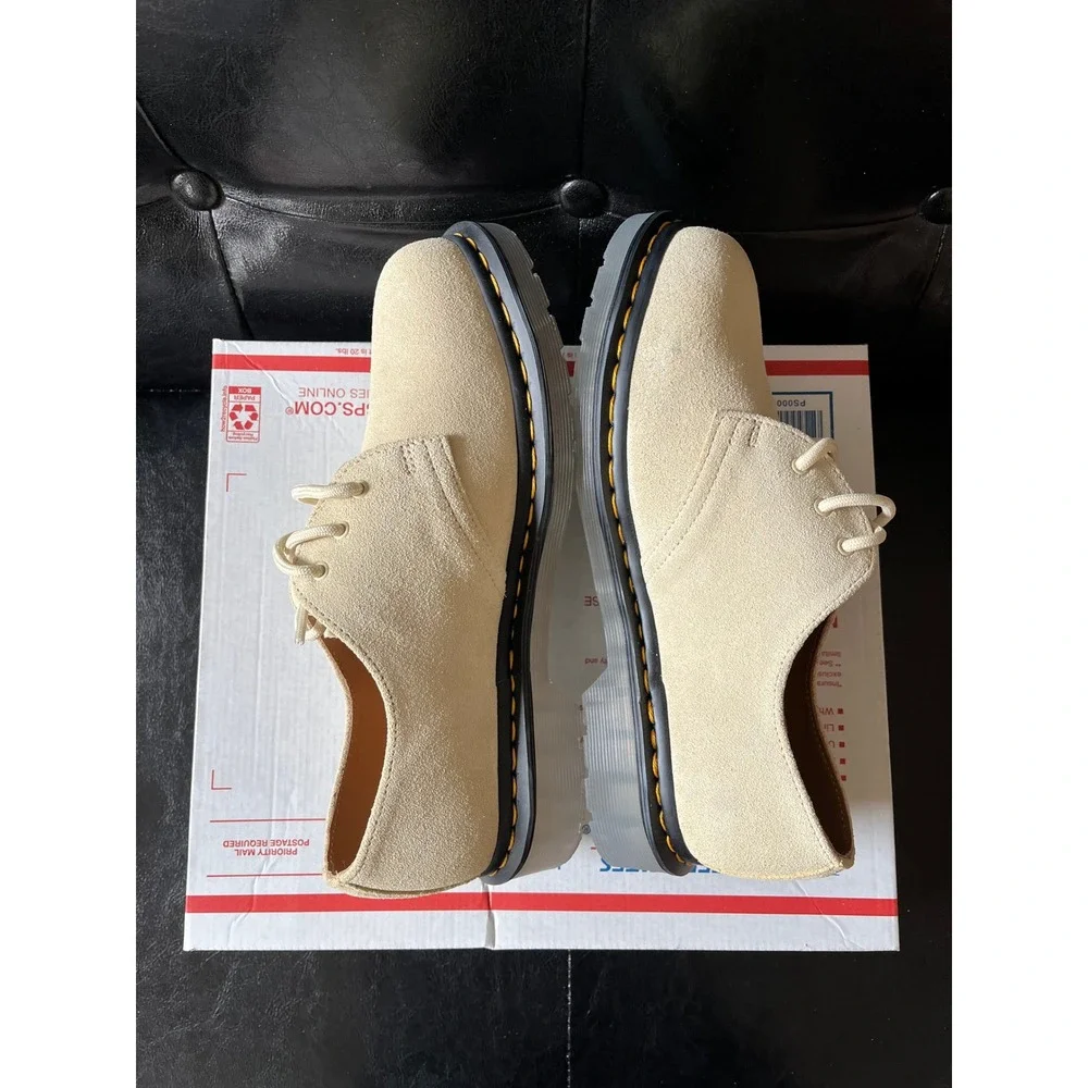 Dr. Martens 1461 Iced Suede‎ Oxford  Parchment Beige